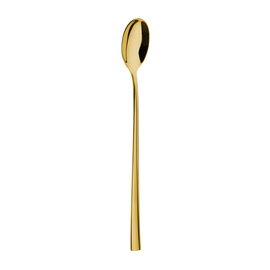 lemonade spoon|yogurt spoon|longdrink spoon MONTEREY 6160 PVD-Gold stainless steel PVD L 210 mm product photo