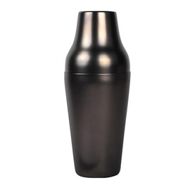 cocktail shaker | French shaker two-part black | effective volume 600 ml product photo