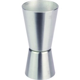 bar jigger bar measuring cup, jigger stainless steel matt filling capacity  20 ml, 40 ml calibration marks 20 ml