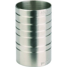 bar measuring cup|jigger stainless steel filling capacity 20 ml | 50 ml calibration marks 20 ml | 50 ml product photo