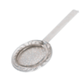 bar strainer stainless steel silver plated | spiral spring product photo