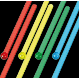 cocktail stirrer flat  • ball blue green red yellow  L 153 mm  | 2 x 200 pieces product photo