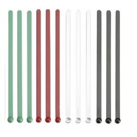 cocktail stirrer flat  • ball green  L 153 mm  | 500 pieces product photo