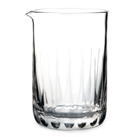 stirring glass Paddle with relief 550 ml  H 133 mm product photo