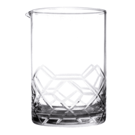stirring glass Asanoha with relief 550 ml  H 133 mm product photo