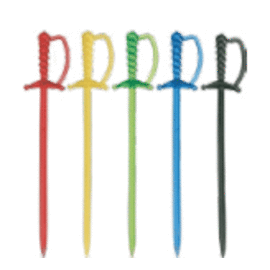 cocktail pickers  • sword different colours  L 85 mm  | 1000 pieces product photo