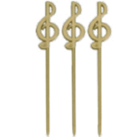 cocktail pickers  • clef golden coloured  L 85 mm  | 500 pieces product photo