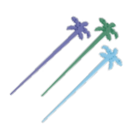 cocktail pickers  • palm tree different colours  L 100 mm  | 500 pieces product photo