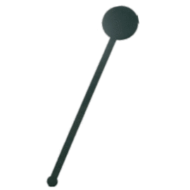 cocktail stirrer black  Ø 28 mm  L 156 mm  | 2 x 200 pieces product photo