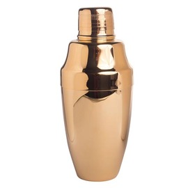 cocktail shaker three-piece golden | effective volume 500 ml product photo