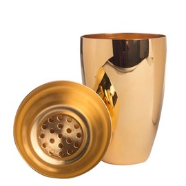 cocktail shaker three-piece golden | effective volume 500 ml product photo  S