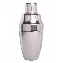 cocktail shaker three-piece silver coloured | effective volume 500 ml product photo