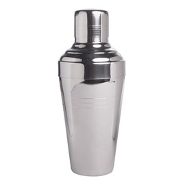 UK Baron Shaker three-piece silver coloured with a round lid | effective volume 510 ml product photo