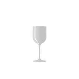 wine glass Moonlight BEACH WHITE acrylic white 41 cl | reusable product photo