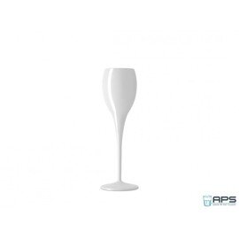 champagne glass BEACH WHITE plastic white 13 cl product photo