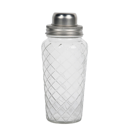 shaker clear transparent with rhombus relief | effective volume 695 ml product photo