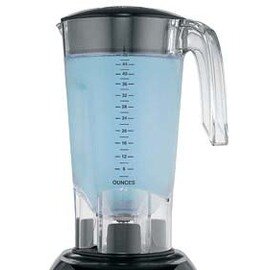 6126-450 Pos. 6: Mixbecher für Hamilton Beach Bar Blender HBH450-CE (Tango) - 230 V, CE, Polycarbonat, kpl. mit Messer und Deckel, Inhalt 1,4 ltr. product photo