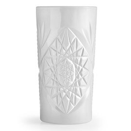 longdrink glass HOBSTAR Cooler 47.3 cl white with relief product photo