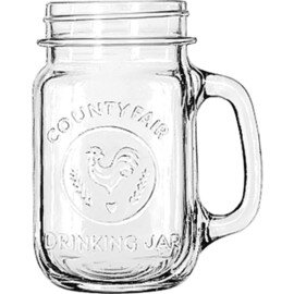 screw top glass County Fair 47.3 cl with relief with handle product photo