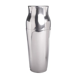 French shaker Calabrese two-part silver coloured | effective volume 900 ml product photo
