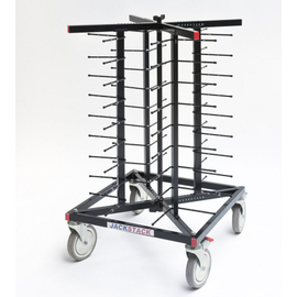 plate trolley Jackstack® JS036F number of plates 36 | 4 swivel castors product photo