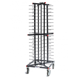 plate trolley Jackstack® JS072 number of plates 72 | 4 swivel castors product photo