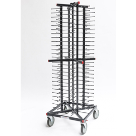 plate trolley Jackstack® JS104 number of plates 104 | 4 swivel castors product photo