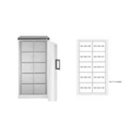 multi-compartment fridge 481-10 F MULTIPOLAR | 10 compartments | door swing on the right product photo