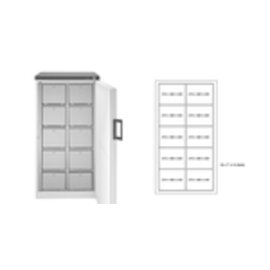 drawer refrigerator 481-10 S white | static cooling | door swing on the right product photo