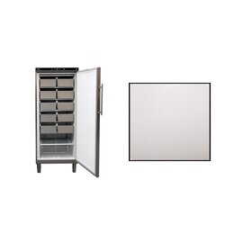 freezer stainless steel 513 ltr | static cooling | door swing on the right product photo