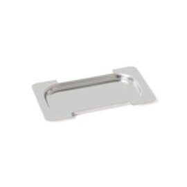 84 09 02 09 GN 1/9 Steckdeckel, Edelstahl, stapelbar, mit Ausschnitten für Griffe, ideal für feste Speisen, Typ 196a product photo