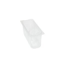 gastronorm container GN 2/8  x 150 mm plastic transparent product photo