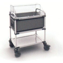 Serving trolley, one-piece consisting of servobase, thermoport and acrylic glass hood, 3 shelves product photo