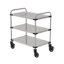 serving trolley 850L 3 shelves | wheel details air identical product photo