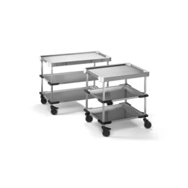 serving trolley SW-J02 Jumbo  | 2 shelves  L 1266 mm  B 676 mm  H 900 mm product photo