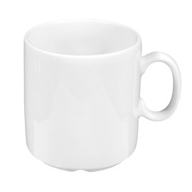 coffee mug MERAN 260 ml H 83 mm porcelain white product photo