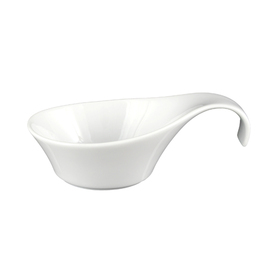 party spoon SAVOY porcelain 0.09 ltr white L 150 mm product photo