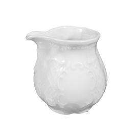 pouring jug SALZBURG 40 ml porcelain white with relief product photo