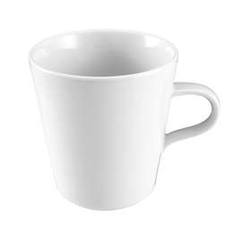 cafeteria cup 250 ml MANDARIN conical white porcelain product photo