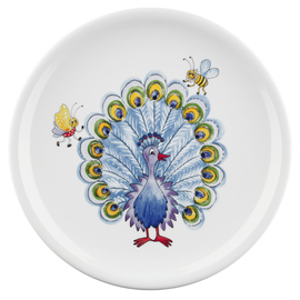 dining plate decor "Colourful World of Animals" porcelain  Ø 254 mm product photo