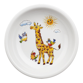 soup plate decor "Colourful World of Animals" 600 ml porcelain  Ø 202 mm product photo