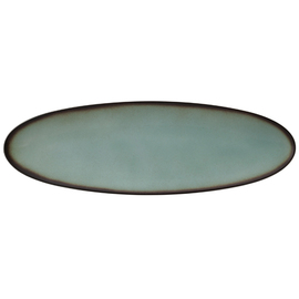 coupe plate COUP FINE DINING FANTASTIC turquoise oval 441 mm x 142 mm porcelain product photo