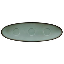 set plate COUP FINE DINING FANTASTIC turquoise oval 444 mm x 143 mm porcelain product photo
