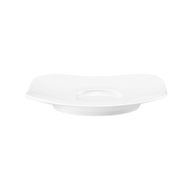 combi saucer COUP FINE DINING square porcelain white 132 mm x 132 mm product photo  S