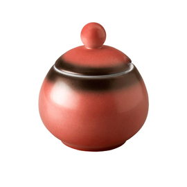 sugar jar COUP FINE DINING FANTASTIC red porcelain 230 ml product photo