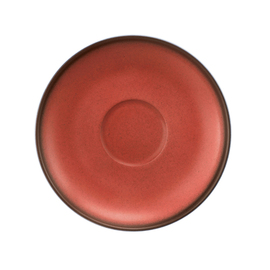 saucer for cappuccino cup COUP FINE DINING FANTASTIC red porcelain product photo