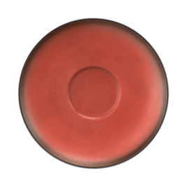 saucer for latte cup COUP FINE DINING FANTASTIC red porcelain product photo