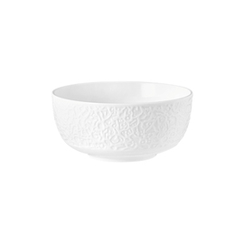 muesli bowl NORI white 820 ml porcelain with relief Ø 151 mm product photo