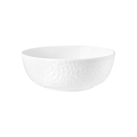 Foodbowl NORI white 1720 ml porcelain with relief Ø 206 mm product photo