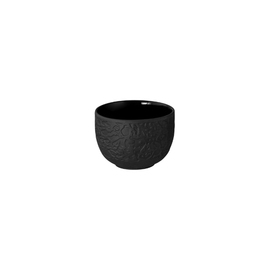 dipping bowl NORI black 120 ml bisque porcelain with relief Ø 72 mm product photo